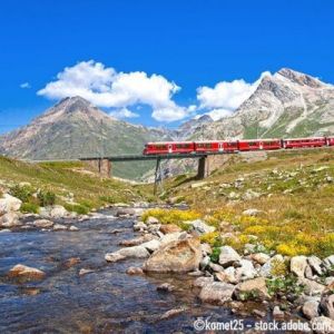 Schweiz - Mit Panoramazügen zwischen Alpengipfeln und mediterranen Seen